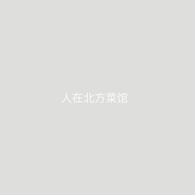 人在北方菜馆