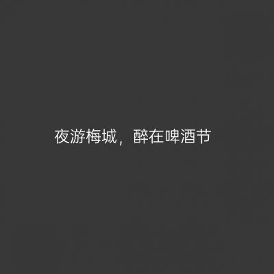 夜游梅城，醉在啤酒节