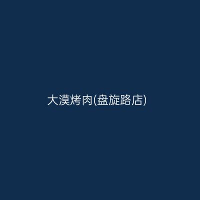 大漠烤肉(盘旋路店)