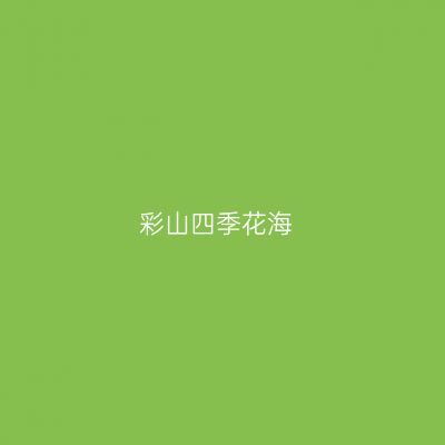 彩山四季花海