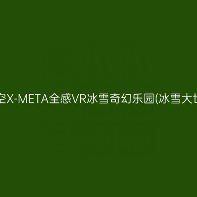 机遇时空X-META全感VR冰雪奇幻乐园(冰雪大世界店)
