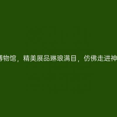 梅州圣品沉香博物馆，精美展品琳琅满目，仿佛走进神奇的沉香世界