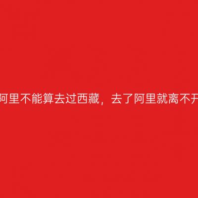 没去过阿里不能算去过西藏，去了阿里就离不开西藏！