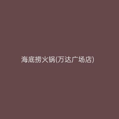 海底捞火锅(万达广场店)