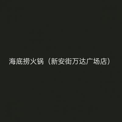 海底捞火锅（新安街万达广场店）
