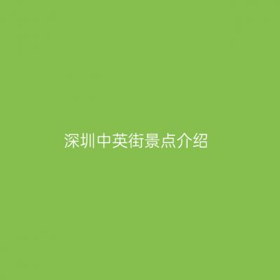 深圳中英街景点介绍