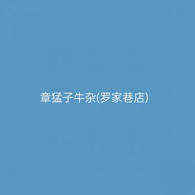 章猛子牛杂(罗家巷店)
