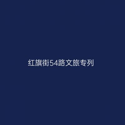 红旗街54路文旅专列