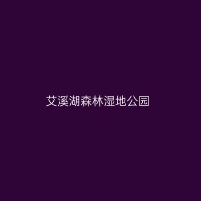 艾溪湖森林湿地公园
