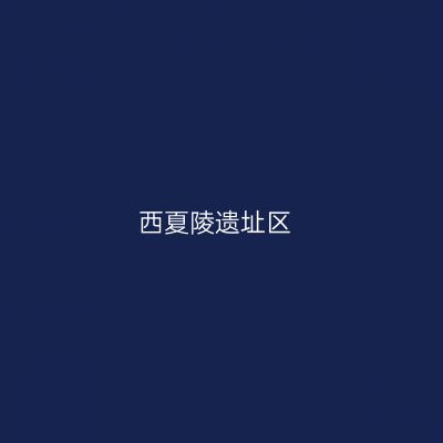 西夏陵遗址区