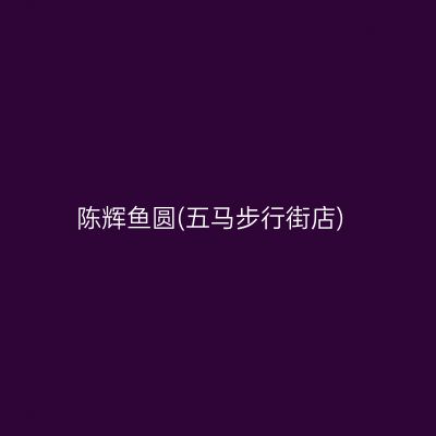 陈辉鱼圆(五马步行街店)
