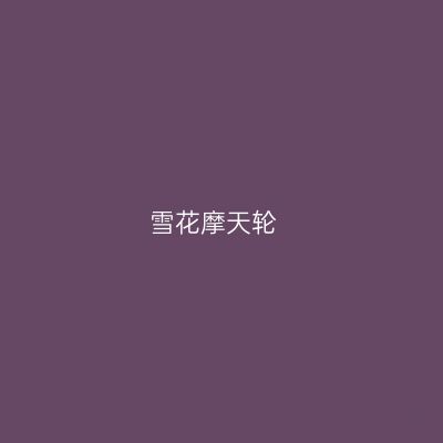 雪花摩天轮