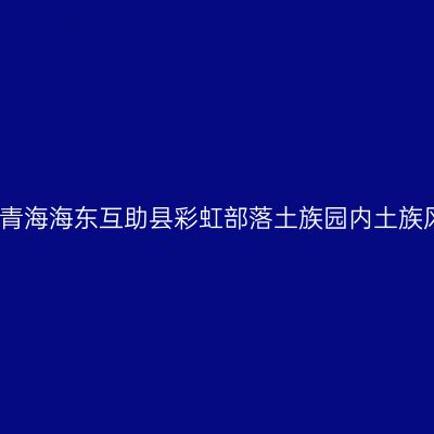领略青海海东互助县彩虹部落土族园内土族风情