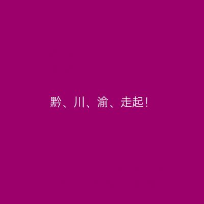 黔、川、渝、走起！