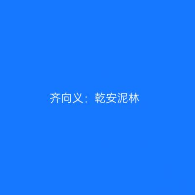 齐向义：乾安泥林