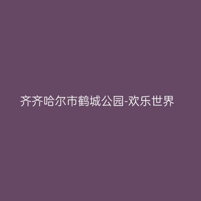 齐齐哈尔市鹤城公园-欢乐世界