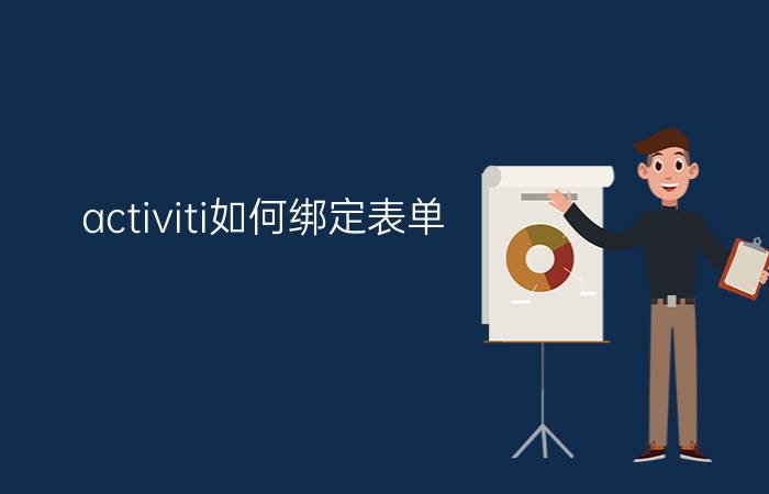 activiti如何绑定表单