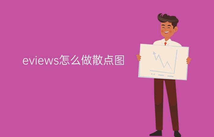 eviews怎么做散点图