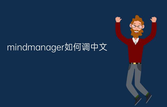 mindmanager如何调中文