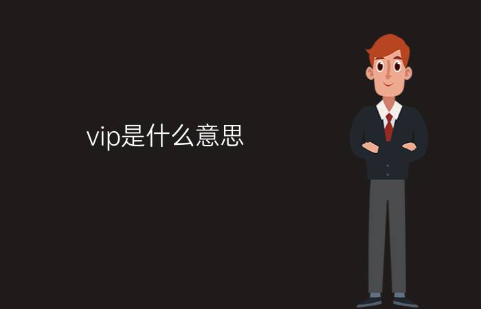 vip是什么意思