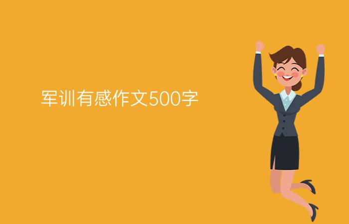 军训有感作文500字