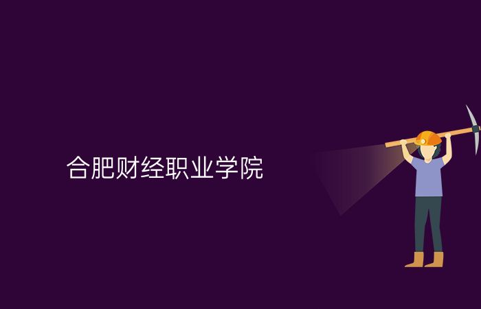 合肥财经职业学院