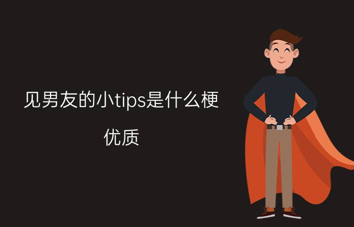 见男友的小tips是什么梗？优质