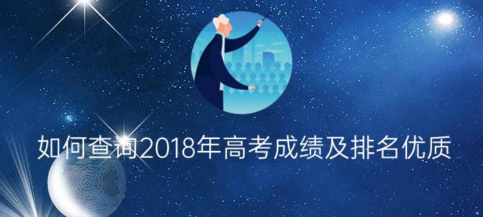 如何查询2018年高考成绩及排名优质