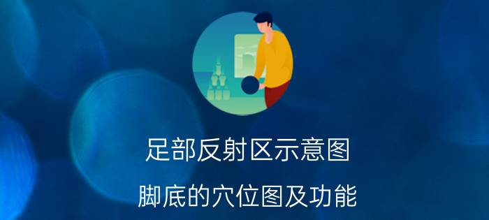 足部反射区示意图（脚底的穴位图及功能）