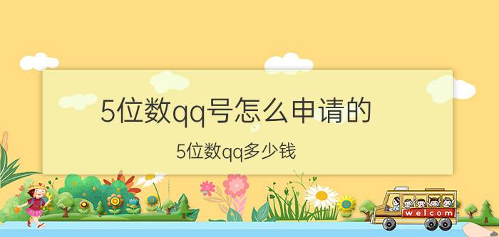 5位数qq号怎么申请的（5位数qq多少钱）