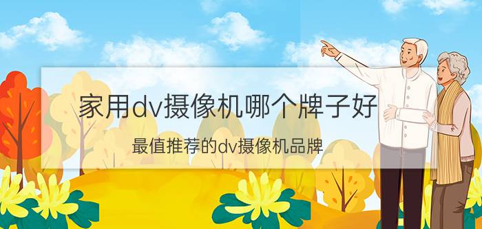 家用dv摄像机哪个牌子好（最值推荐的dv摄像机品牌）