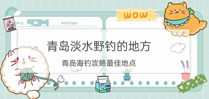 青岛淡水野钓的地方,青岛海钓攻略最佳地点？