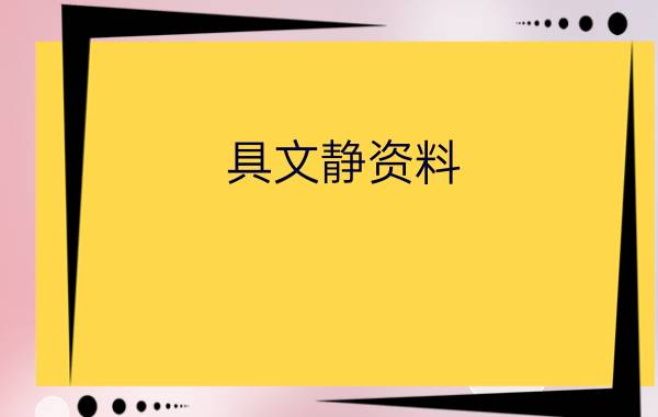 文静资料(主持人文静资料)