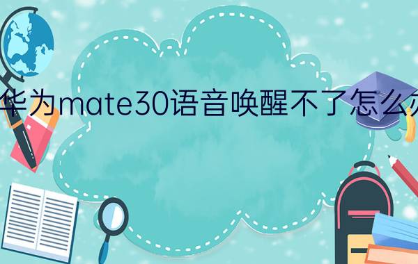 华为mate30语音唤醒不了怎么办