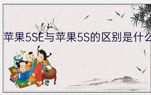 苹果5SE与苹果5S的区别是什么