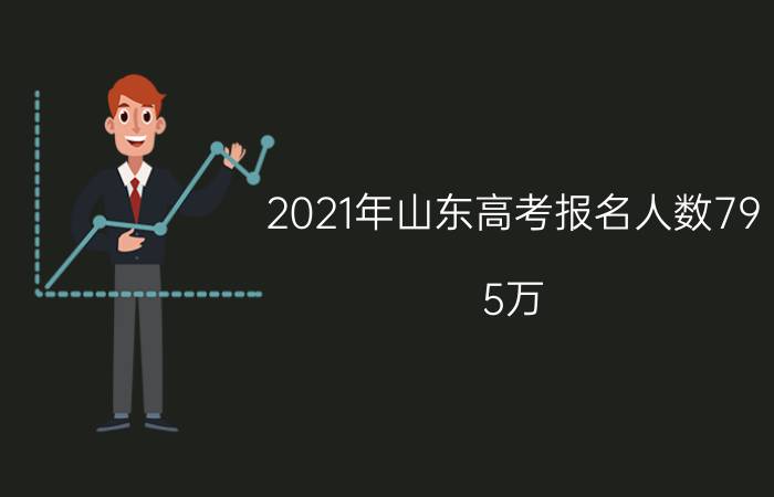 2021年山东高考报名人数79.5万（含2019-2020历年统计）