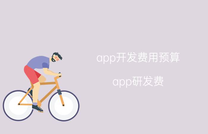 app开发费用预算（app研发费）