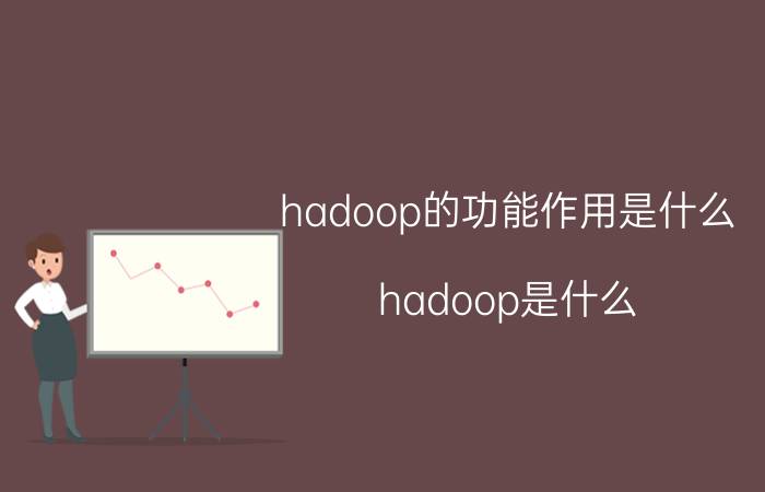 hadoop的功能作用是什么（hadoop是什么）