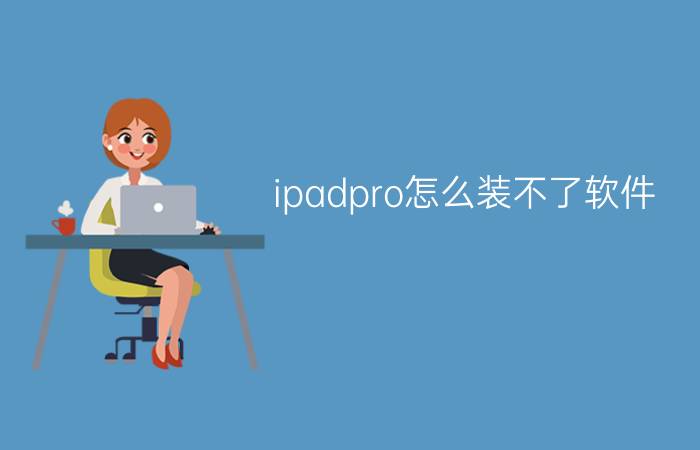 ipadpro怎么装不了软件