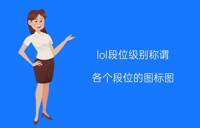 lol段位级别称谓（各个段位的图标图）