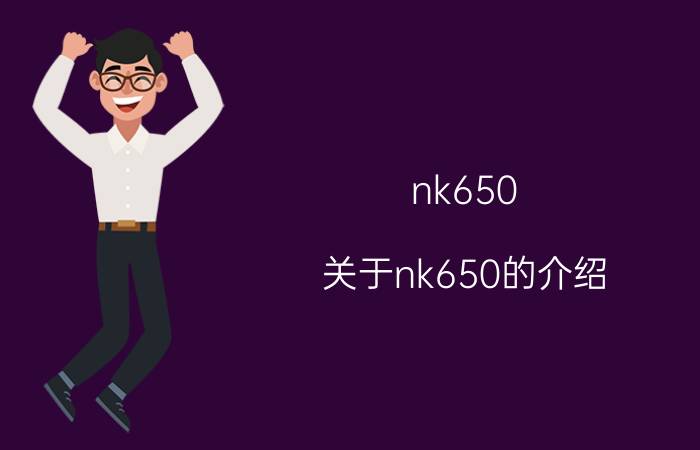 nk650（关于nk650的介绍）