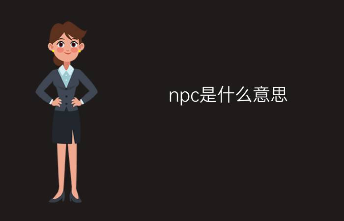 npc是什么意思