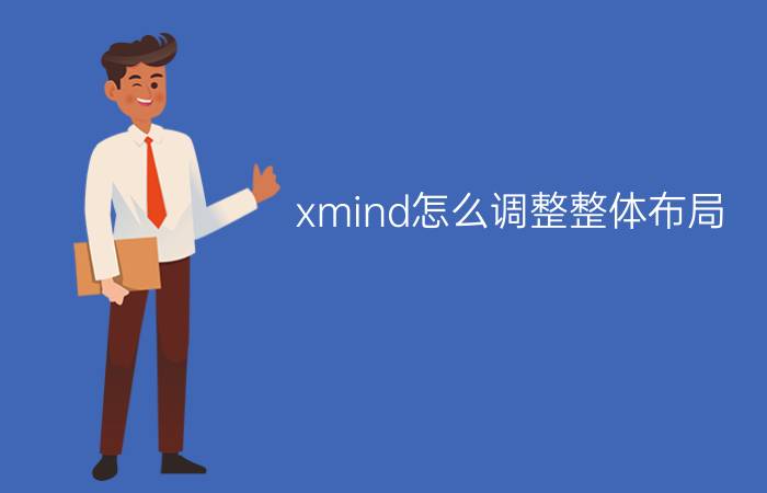 xmind怎么调整整体布局