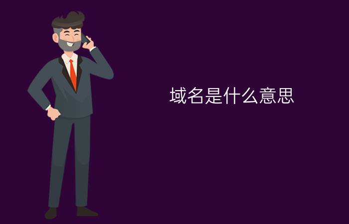 域名是什么意思