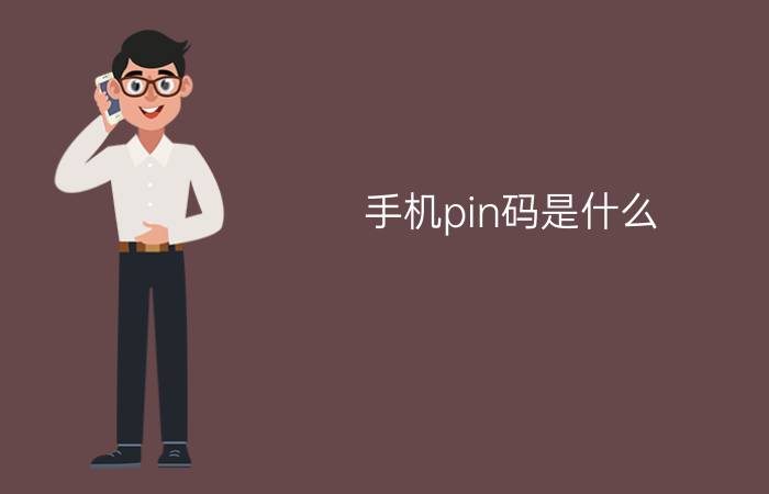 手机pin码是什么