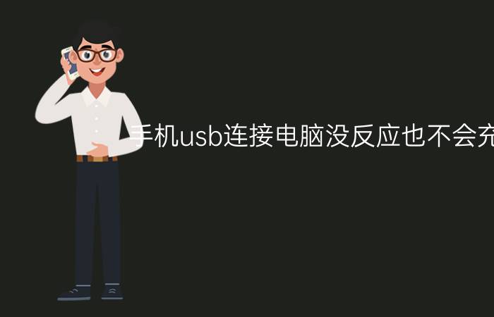 手机usb连接电脑没反应也不会充电