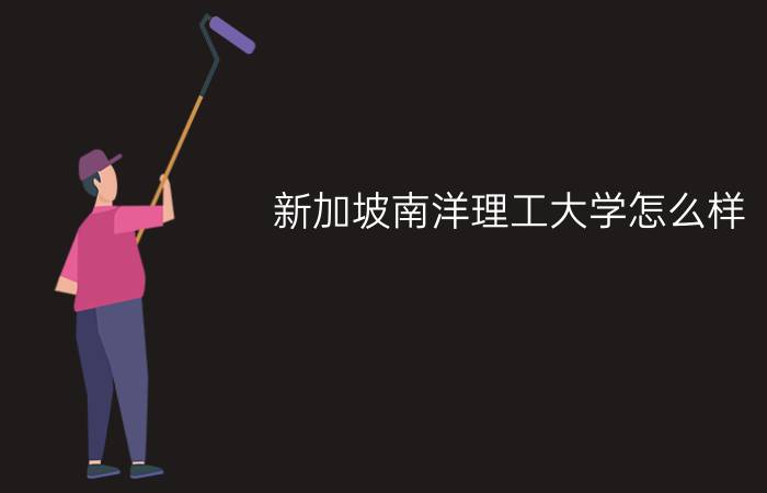 新加坡南洋理工大学怎么样