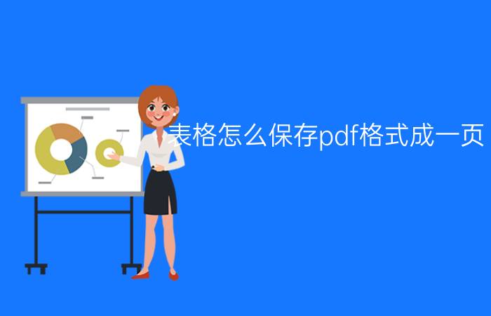 表格怎么保存pdf格式成一页