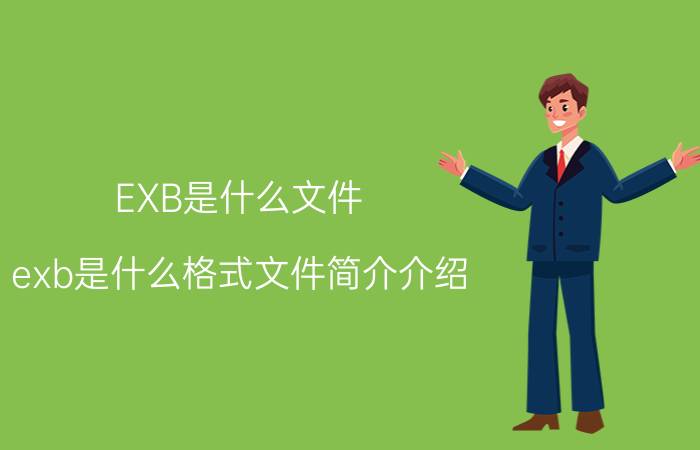 EXB是什么文件（exb是什么格式文件简介介绍）