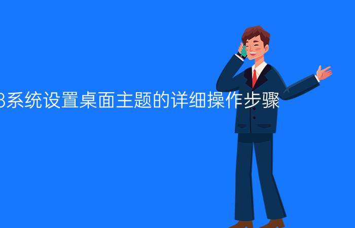 win8系统设置桌面主题的详细操作步骤